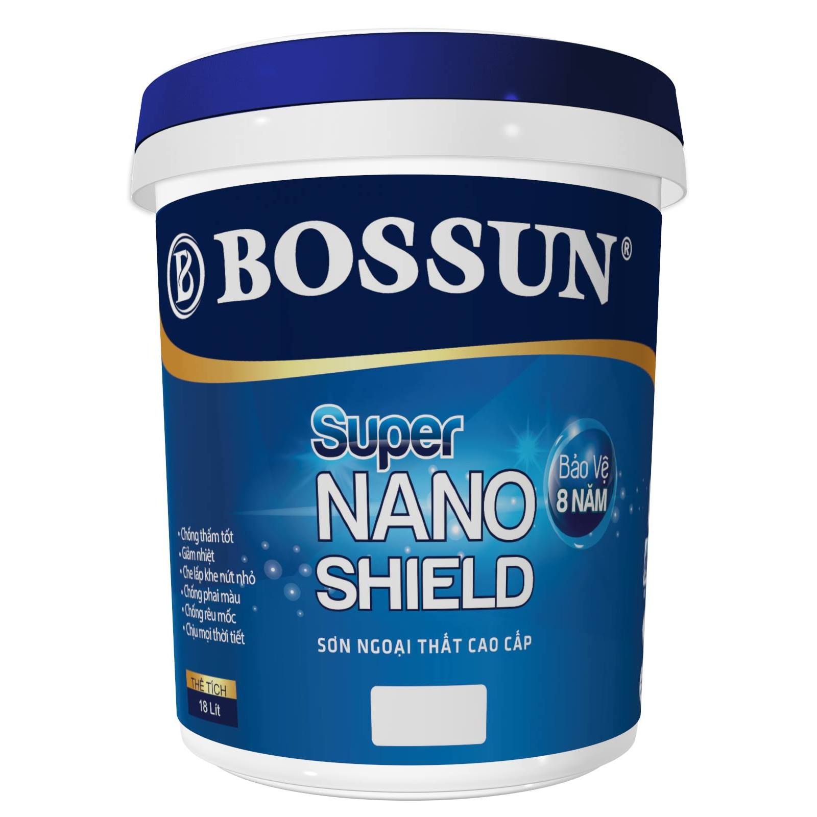 sơn ngoại thất Bossun Super Nano Shield